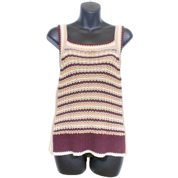 Wilfred Linen Blend Crochet Tank Top - Picture 2 of 6